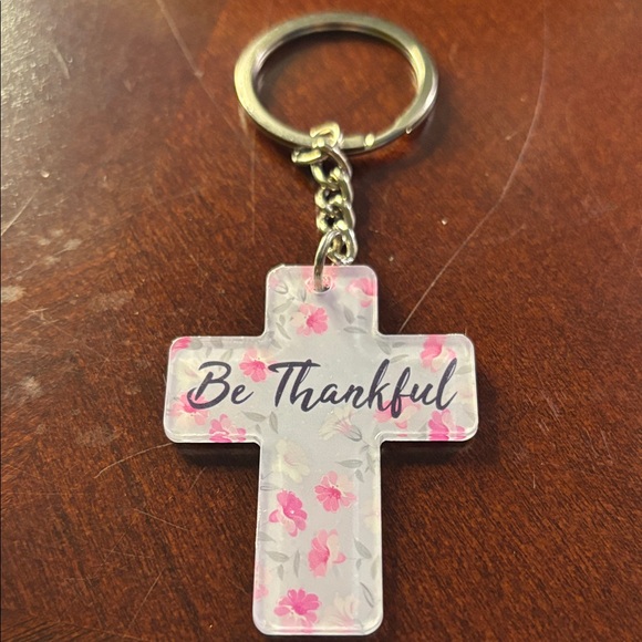 Accessories - Floral Cross Bag-charm/Keychain